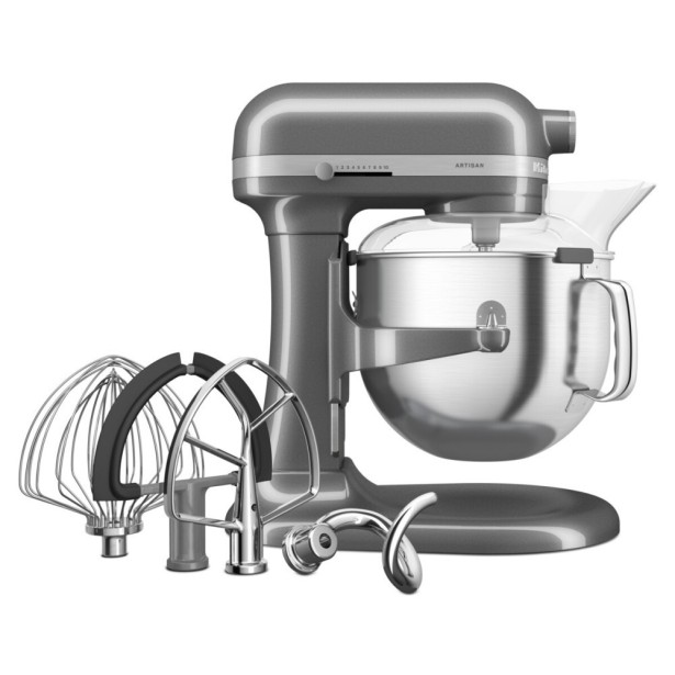 Kuchynský robot KitchenAid 5KSM70SHX - strieborno sivá
