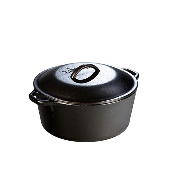 Liatinový hrniec Lodge 4,7 l s poklicou