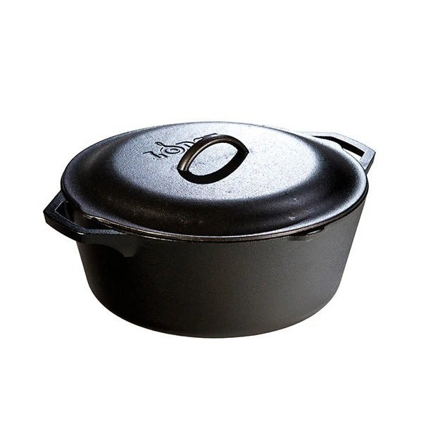 Liatinový hrniec Lodge 6,6 l s poklicou