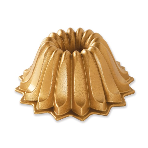 Nordic Ware forma na bábovku Lotus, 5 cup, zlatá