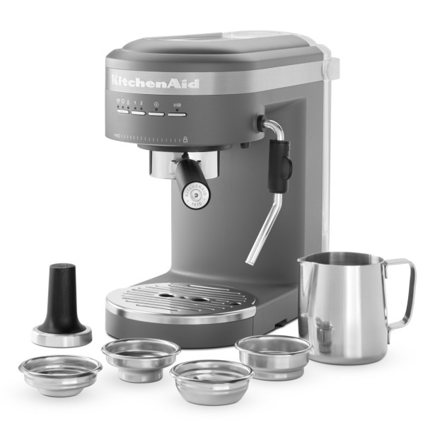 Pákový kávovar KitchenAid Artisan 5KES6403 - tmavo sivý mat