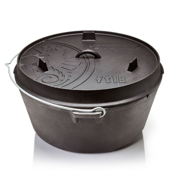 Petromax liatinový kotlík Dutch Oven ft18 - 34 cm, 16,1 l