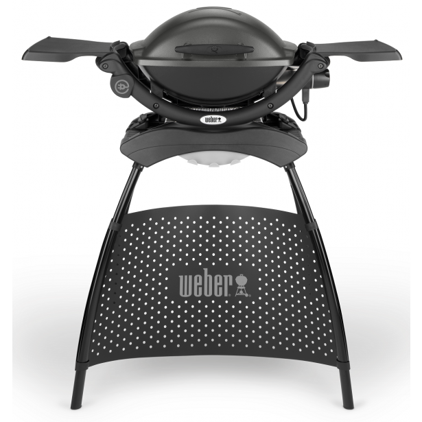 Elektrický gril Weber Q 1400 Stand - tmavosivý