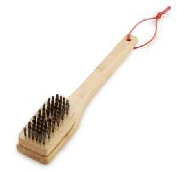 Grilovacia kefa s bambusovou rukoväťou - 30 cm