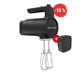 Bezdrôtový ručný šľahač KitchenAid 5KHMR762BM GO, s batériou