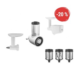 KitchenAid balíček krájača zeleniny, lisu zeleniny a mlynčeka na mäso