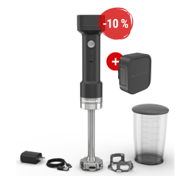KitchenAid bezdrôtový tyčový mixér 5KHBRV71 GO, s batériou