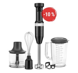 KitchenAid tyčový mixér s príslušenstvom 5KHBV83 - matná čierna