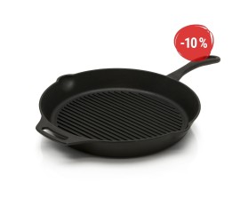 Petromax grilovacia liatinová panvica s rukoväťou gp30 - 30 cm