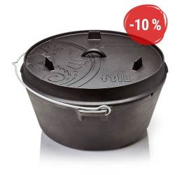 Petromax liatinový kotlík Dutch Oven ft18 - 34 cm, 16,1 l