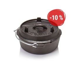 Petromax liatinový kotlík Dutch Oven ft3 - 18 cm, 1,6 l