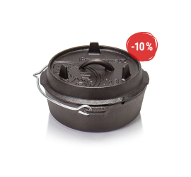 Petromax liatinový kotlík Dutch Oven ft3 - 18 cm, 1,6 l