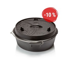 Petromax liatinový kotlík Dutch Oven ft4,5 - 22 cm, 3,5 l