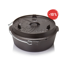 Petromax liatinový kotlík Dutch Oven ft6 - 26 cm, 5,5 l