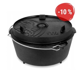 Petromax liatinový kotlík Dutch Oven s nožičkami ft12 - 30 cm, 10,8 l