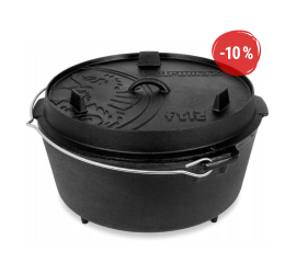 Petromax liatinový kotlík Dutch Oven s nožičkami ft12 - 30 cm, 10,8 l