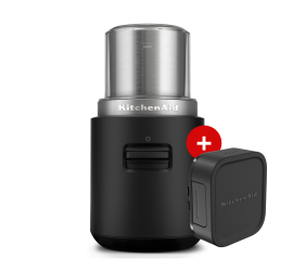 Bezdrôtový mlynček na kávu KitchenAid 5KBGR111BM GO, s batériou