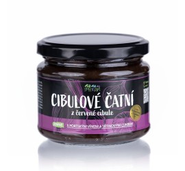 Cibuľové čatní z červenej cibule jemné 250 g