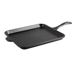 Štvorcová nízka liatinová panvica Lodge