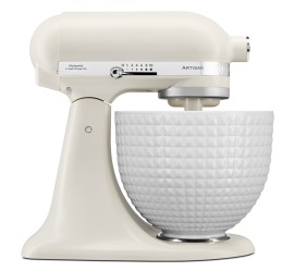 Kuchynský robot KitchenAid Artisan 5KSM156 - porcelánová biela s keramickou misou