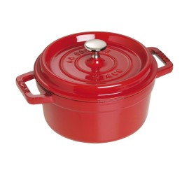 Liatinový hrniec Staub 20 cm, višňa