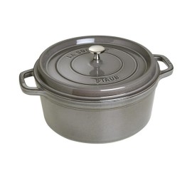 Liatinový hrniec Staub 28 cm, šedý
