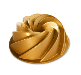 Nordic Ware forma na bábovku Heritage, 10 cup, zlatá