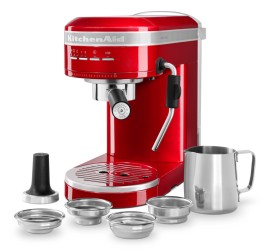 Pákový kávovar KitchenAid Artisan 5KES6503 - červená metalíza