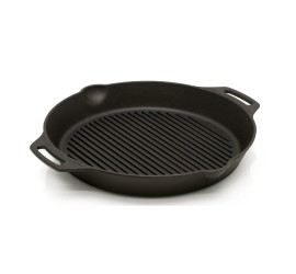 Petromax liatinová grilovacia panvica s dvoma madlami gp35h - 35 cm