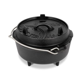 Petromax liatinový kotlík Dutch Oven s nožičkami ft3 - 18 cm, 1,6 l