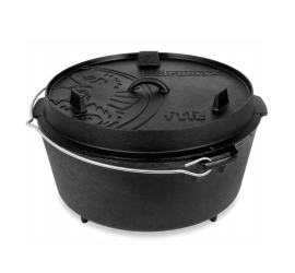 Petromax liatinový kotlík Dutch Oven s nožičkami ft12 - 30 cm, 10,8 l