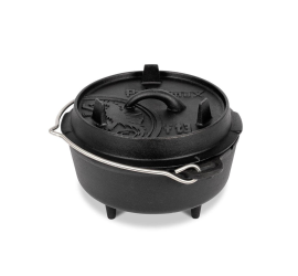 Petromax liatinový kotlík Dutch Oven s nožičkami ft3 - 18 cm, 1,6 l