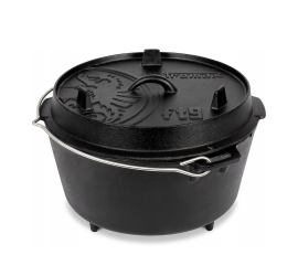 Petromax liatinový kotlík Dutch Oven s nožičkami ft9 - 25 cm, 7,5 l