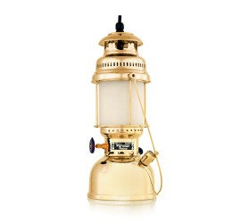 Petromax petrolejová lampa HK500 - leštená mosadz