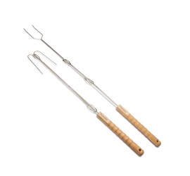 Petromax vidlica k táboráku - zahnutá, 2 ks